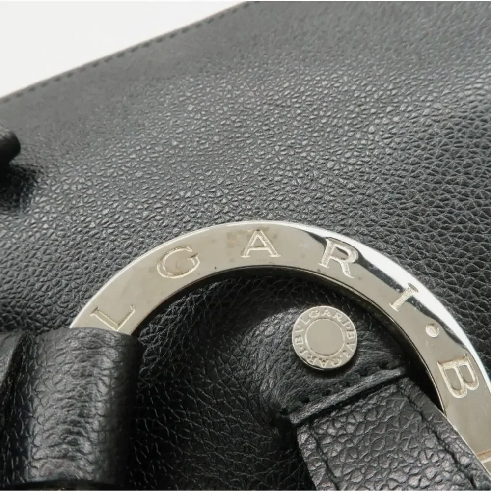 💎✨AUTHENTIC✨💎BVLGARI Logo Mani Black Handbag - Picture 11 of 15